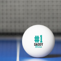 Nummer Eins Daddy Aquamariner Mit Monogramm Vater