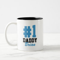 Nummer eins Daddy Personalisiert Name Vatertag