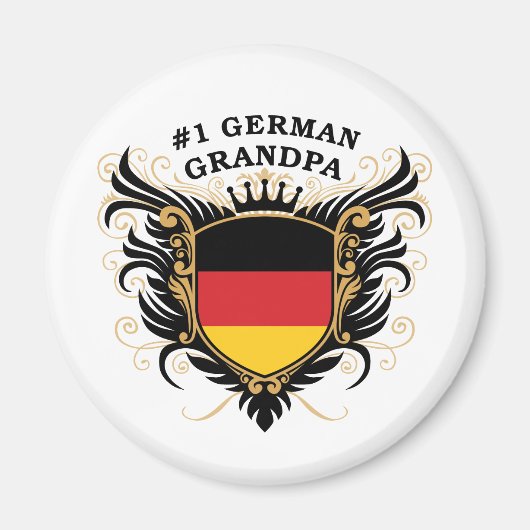 Nummer Eins der deutschen Großmutter Magnet (Vorne)