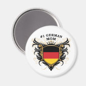 Nummer Eins deutsche Mama Magnet (Vorderseite/Rückseite)