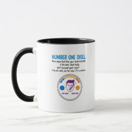 Nummer Eins Fähigkeit Bürohumor und Gehaltserhöhun Tasse