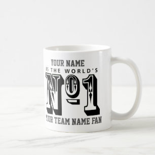 Nummer eins Fußballfan Kaffeetasse