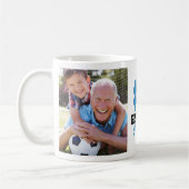 Nummer Eins Großvater 2 Foto Vatertag Kaffeetasse (Links)