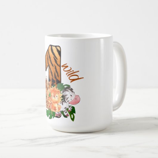 Nummer eins Jungle Adventure Bodysuit Kaffeetasse (VorderseiteRechts)