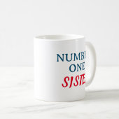 Nummer eins kaffeetasse (VorderseiteRechts)