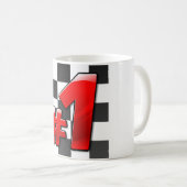 NUMMER EINS KAFFEETASSE (VorderseiteRechts)