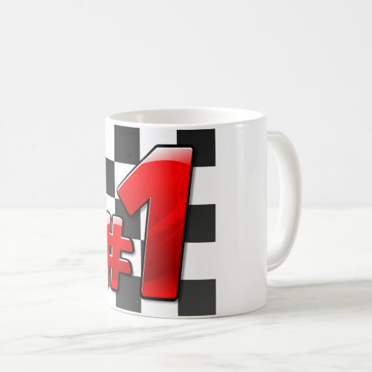 NUMMER EINS KAFFEETASSE (VorderseiteRechts)