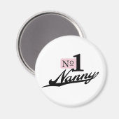 Nummer Eins Kindermädchen Magnet (Vorderseite/Rückseite)