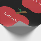 Nummer eins Lehrerumschlagpapier Geschenkpapier (Ecke)