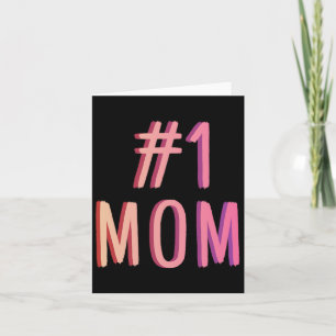 Nummer eins Mama Beste Mutter aller Weltbesten Müt Karte