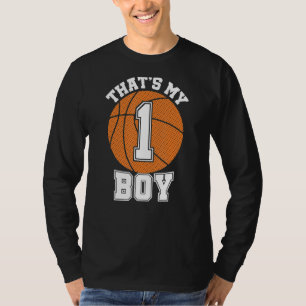 Nummer eins: Mein Junge Nr. 1 Basketball Mama Vate T-Shirt