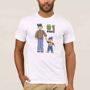 Nummer eins, Nummer 1 Vater T-Shirt