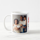 Nummer eins Papa 2 Foto Vatertag Kaffeetasse (Links)