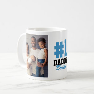 Nummer eins Papa 2 Foto Vatertag Kaffeetasse