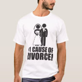 Nummer eins Scheidungsursache - Scheinehe T-Shirt (Vorderseite)