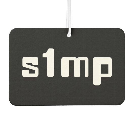 Nummer eins: Simp Air Freshener Autolufterfrischer (Vorderseite)