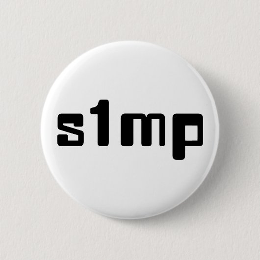 Nummer eins Simp Button (Vorderseite)