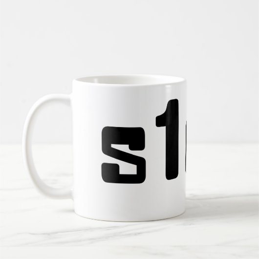 Nummer eins Simp Kaffeetasse (Links)