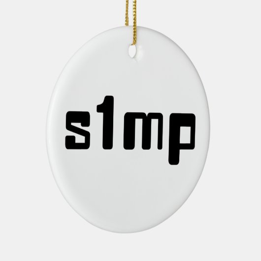 Nummer eins Simp Keramik Ornament (Rechts)