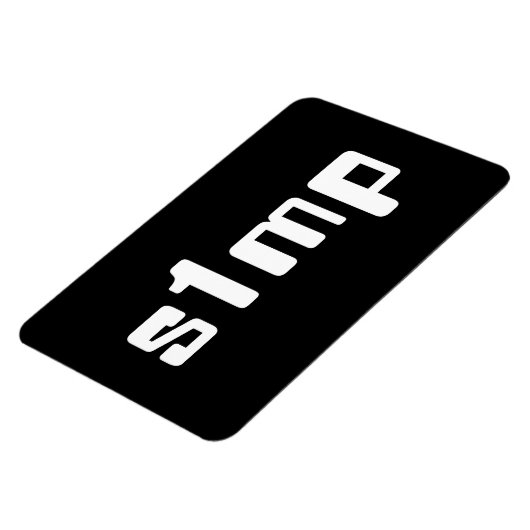 Nummer eins Simp Magnet (Linke Seite)