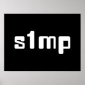 Nummer eins Simp Poster (Vorne)