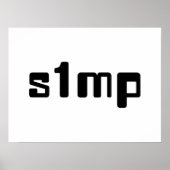 Nummer eins Simp Poster (Vorne)