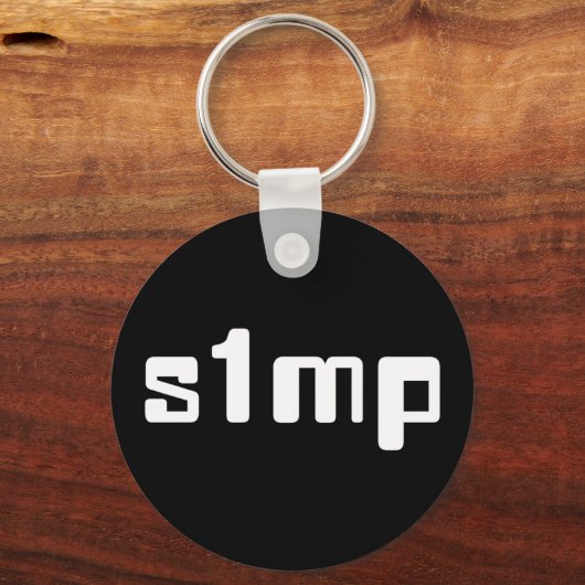 Nummer Eins-Simp-Schlüsselanhänger Schlüsselanhänger (Vorderseite)