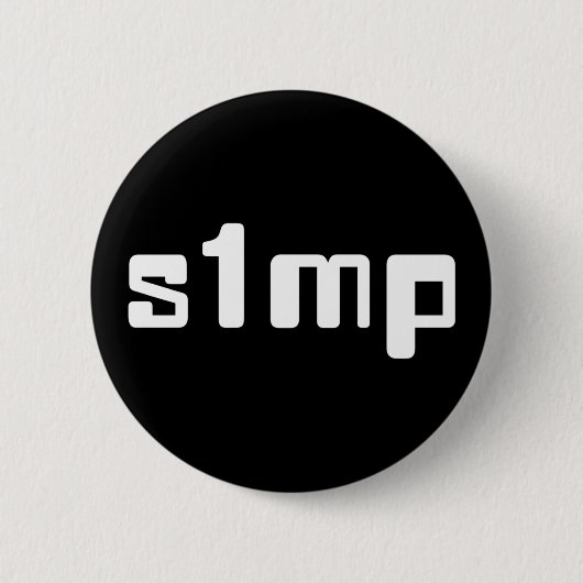 Nummer Eins-Simp-Taste Button (Vorderseite)