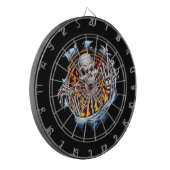 Nummer eins Skelett Dartscheibe (Vorderseite Links)