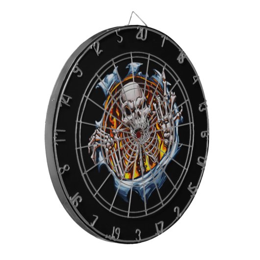 Nummer eins Skelett Dartscheibe (Vorderseite Links)