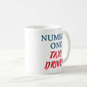 Nummer eins Taxifahrer Kaffeetasse (VorderseiteRechts)