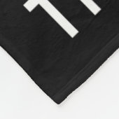 Nummer Eins und Bau einer Mauer Fleecedecke (Ecke)