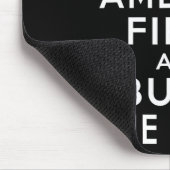 Nummer Eins und Bau einer Mauer Mousepad (Ecke)