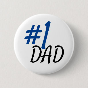 Nummer eins Vater Button