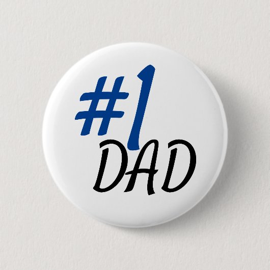 Nummer eins Vater Button (Vorderseite)