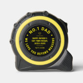 Nummer eins Vater, Liebe über die Messung hinaus,  Maßband (Vorderseite)