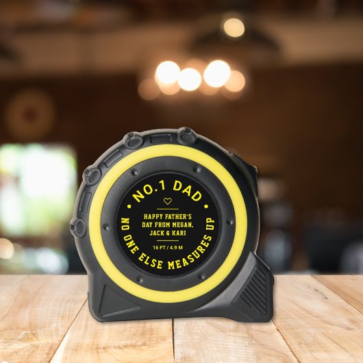 Nummer eins Vater, niemand misst hoch, Niedlicher  Maßband