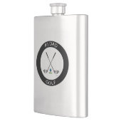 Nummer eins VATER, Vatertag Cooler Golfkolben Flachmann (Links)