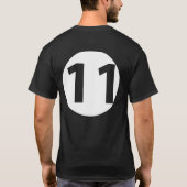 Nummer elf T-Shirt (Rückseite)