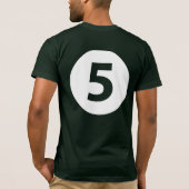Nummer fünf T-Shirt (Rückseite)