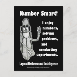 Nummer intelligent - Leerstelle Postkarte
