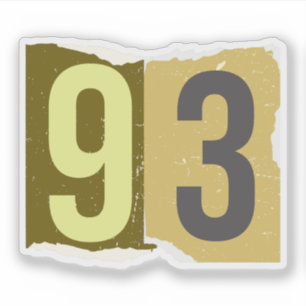 Nummer Magazin Lösegeld 93 Aufkleber