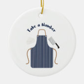 Nummer nehmen keramik ornament (Vorne)