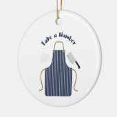 Nummer nehmen keramik ornament (Links)