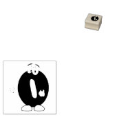 Nummer Null Gummistempel (Stempel)