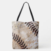 Nummer oder Monogramm Baseball-Tragetasche Tasche (Rückseite)