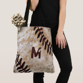Nummer oder Monogramm Baseball-Tragetasche Tasche (Von Nahem)