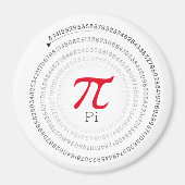 Nummer Pi Magnet (Vorne)