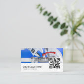 Nummer QR Visitenkarte (Stehend Vorderseite)