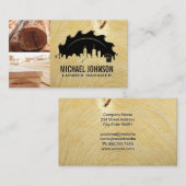 Nummer | Rundsäge | City Skyline Visitenkarte (Vorne/Hinten)